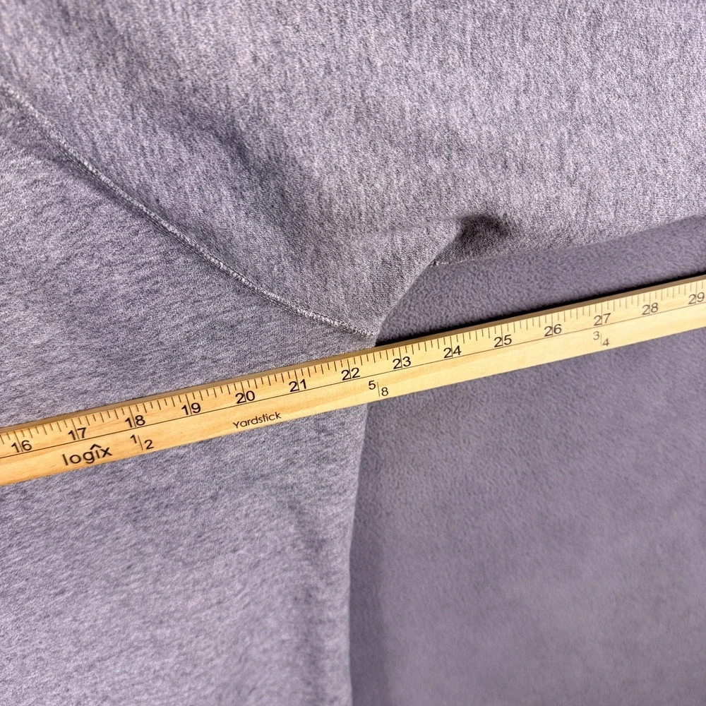J Crew Vintage Fleece Sweatshirt Mens Large Gray Raglan Crewneck Pullover